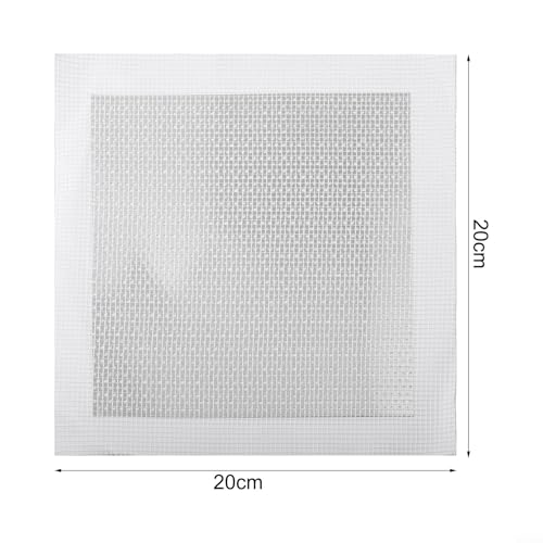 Duty Metal Drywall Patch Kit for Large Hole Repair in Walls and Ceilings, Galvanized Steel with Fiberglass Mesh, Includes Sandpaper and Scraper(20 * 20cm) - size: 20*20cm
