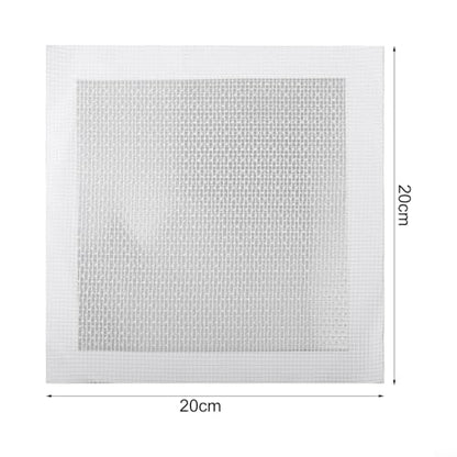 Duty Metal Drywall Patch Kit for Large Hole Repair in Walls and Ceilings, Galvanized Steel with Fiberglass Mesh, Includes Sandpaper and Scraper(20 * 20cm) - size: 20*20cm