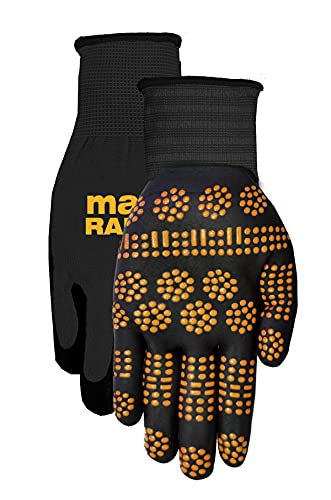 Midwest Gloves & Gear MAX GRIP RADIAL, Black/Yellow, Large/X-large