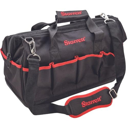Starrett Zippered Hand Tool Bag - Durable Construction with Exterior & Interior Pockets - Medium Size for Easy Storage & Organization - BGM - size: Medium
