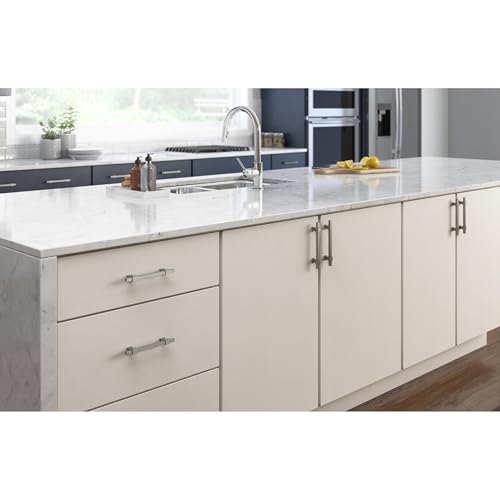 Franklin Brass 5 Pack Matte Brushed Nickel Cabinet Handles Adjustable Drawer Pulls for Kitchen Cabinet Knobs Dressers and Cupboards 1-3/8 to 6-5/16 inch (35–160mm) Hole Center | Adjusta-Pull™ - color: Matte Satin Nickel, size: 1-3/8" to 6-5/16"