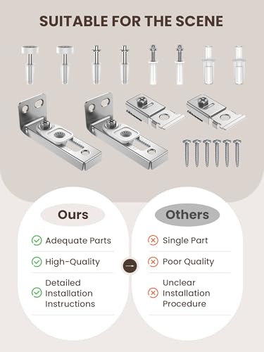 Bifold Door Hardware Repair Kit - 4 Pack Bi-fold Closet Barn Door Hardware Kit for 7/8" to 1" Track, Folding Pocket Door Replacement Parts Set Include Top Bottom Pivots Bracket and Guide Wheel (4Pack) - size: 4Pack