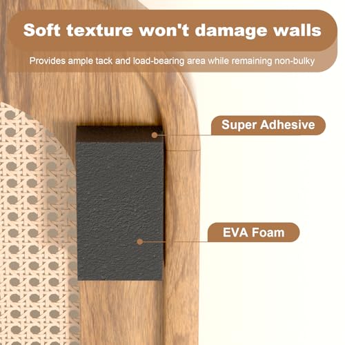 Headboard Stoppers，25Pcs Furniture Pads，10Pcs(0.6" Thick) + 15Pcs(0.2" Thick) EVA Foam Headboard Stoppers for Wall, from Chair BackFurniture Bed to Prevent Sliding BumpersGap Filler, Protect Walls. - size: black