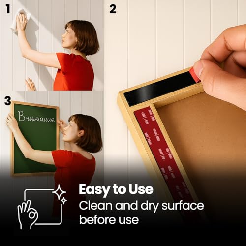 Double Sided Heavy Duty Mounting Tape, 2 Rolls (16.5 FT x 0.39 in Each), Waterproof, High Temp Resistant, for Automotive Trim, LED Strips, Home & Office Décor - size: 16.5FT x 0.39in (General Use)