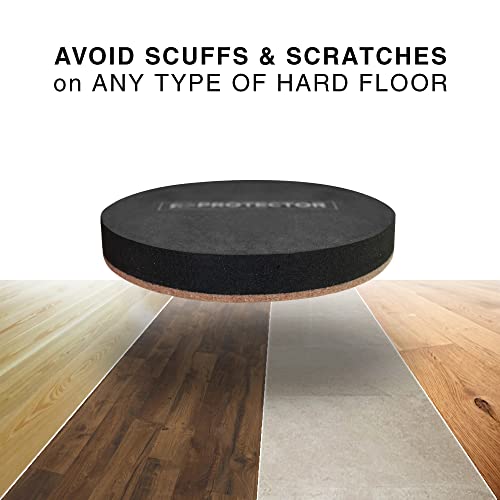 Felt Furniture Sliders Hardwood Floors X-PROTECTOR – 16 PCS 3 1/2" Furniture Sliders – Heavy Duty Felt Sliders Hard Surfaces – Move Your Furniture Easily & Safely! - size: 16 PCS 3 1/2 inch