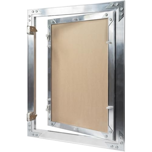 12" x 16" Waterproof Drywall Access Panel, Tileable and Paintable Ceiling and Wall Access Panel for Drywall, Wire Cover for Wall Covering Panels, Push to Open, Flush-Mount Wall Hole Cover - size: 12" X 16"