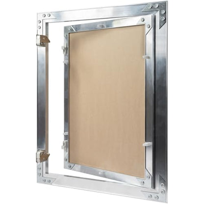 12" x 16" Waterproof Drywall Access Panel, Tileable and Paintable Ceiling and Wall Access Panel for Drywall, Wire Cover for Wall Covering Panels, Push to Open, Flush-Mount Wall Hole Cover - size: 12" X 16"
