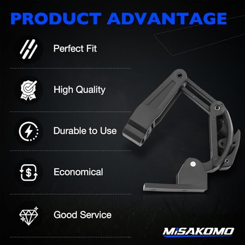 2206609 Clear Window Latch Hardware, Compatible with Polaris Pro XD (Full-Size Gas/Diesel, Crew Gas/Diesel) 2023-2026, Fit# Ranger Doors 2882188, 2882901, 2883229