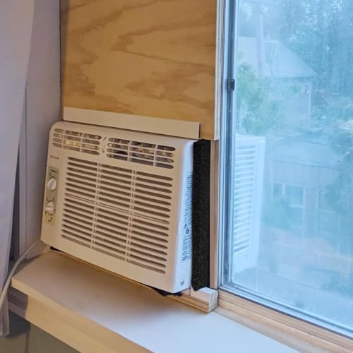 Yotache Air Conditioner Window Foam Insulation Seal 1"x1", High Resilience Foam Weather Stripping Door Seal Tape, 6.5 Ft x 4Pcs - size: (1"×1") 26FT