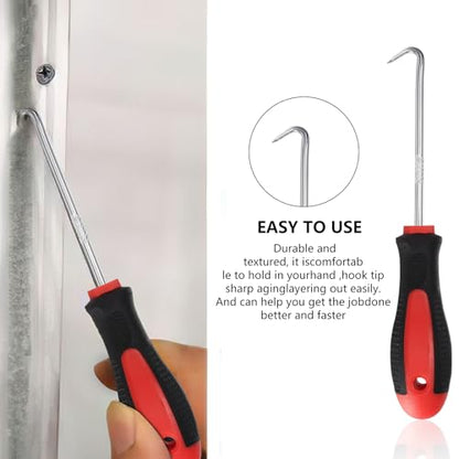 Screen Repair Tool Set, 3 Pcs Window Screen Rolling Tool, Metal/Nylon Window Screen Spline Roller Tool, Screen Roller with Bearing for Install/Repair/Replace Window Screens, with Removal Hook
