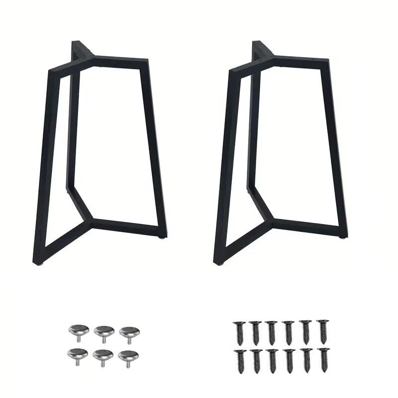 Metal Round Table Legs 28 Inch Metal Coffee Table Legs for Table,Furniture Leg, Set of 2,Black - color: 28" Table Legs 4, size: 28" X 18.5"