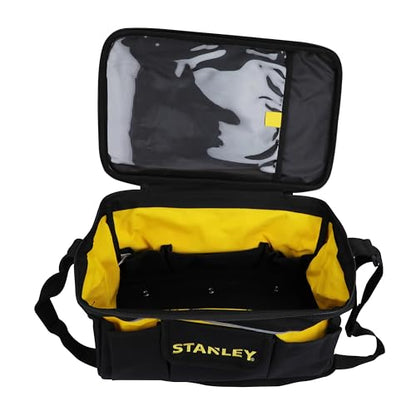 Stanley STST1-73615 Tool Bag with Belt, Black/Yellow