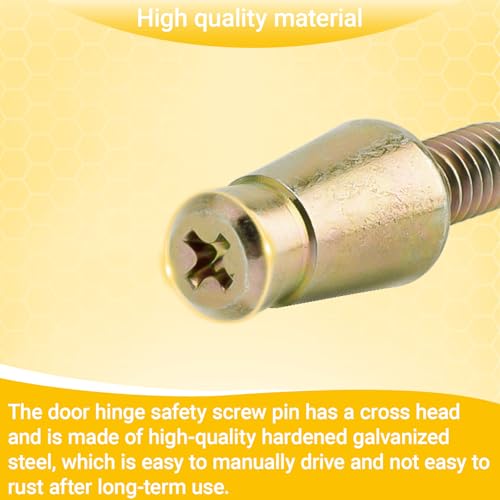 Door Hinges Security Screws,Door Hinge Security Pins,Door Hinge Screw -10 Pack