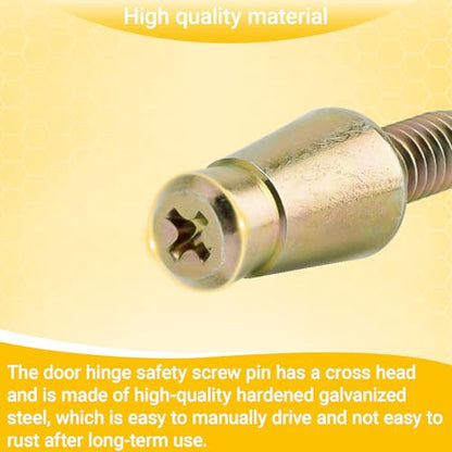 Door Hinges Security Screws,Door Hinge Security Pins,Door Hinge Screw -10 Pack
