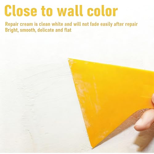 Drywall Repair Kit with Scraper & Nozzle Extender, 2026 New Wall Mending Agent, Multi Functional Wall Filler Putty Spackle Paste for Filling Wall Holes, Cracks, Nail Holes, Dents (3 PCS) - color: 3 PCS
