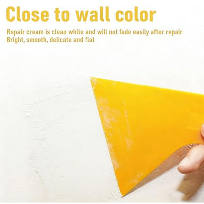 Drywall Repair Kit with Scraper & Nozzle Extender, 2026 New Wall Mending Agent, Multi Functional Wall Filler Putty Spackle Paste for Filling Wall Holes, Cracks, Nail Holes, Dents (3 PCS) - color: 3 PCS