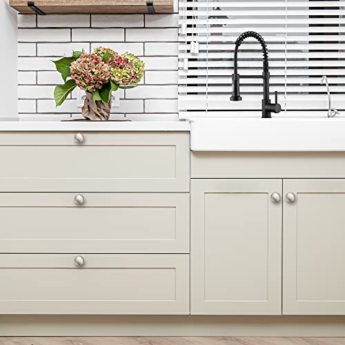 Ravinte 1 Pack Kitchen Cabinet Knobs Dresser Knobs Satin Nickel Drawer Pulls Brushed Nickel Door Handles for Drawer Cupboard and Dresser - color: Brushed Nickel