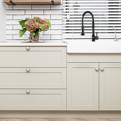 Ravinte 1 Pack Kitchen Cabinet Knobs Dresser Knobs Satin Nickel Drawer Pulls Brushed Nickel Door Handles for Drawer Cupboard and Dresser - color: Brushed Nickel