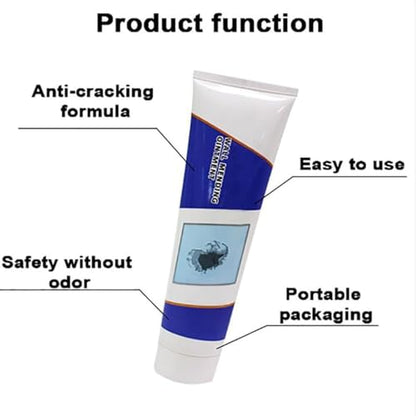 Tokyo Mart Wall Repair Kit, 3 in 1 Repair applicator spackle Wall Repair kit, Wall Mending Agent Repair kit with Scraper, Drywall Hole Repair kit, Wall Repair Paste Waterproof (1)