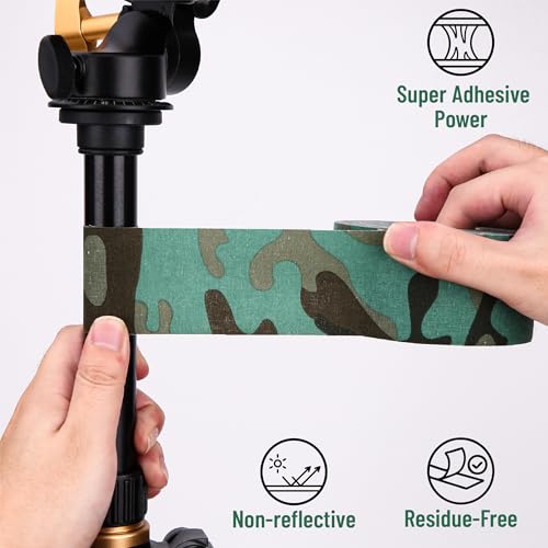 Bates- Gaffers Tape 2 Inch x 23 Yards, Army Green Gaffer Tape 2 Inch, Polyethylene-Coated Cloth, Non-Reflective, No Residue - color: Army Green, size: 2 Inch x 23 Yards