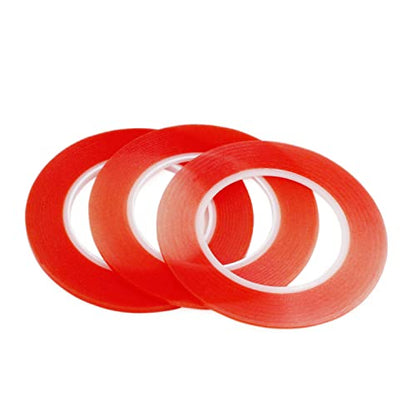 3pcs 2mm 3mm 5mm Clear Double Sided Strong Adhesive Acrylic Tape for Mobilephone LCD Screen Repair - size: 3pcs (2mm+3mm+5mm)