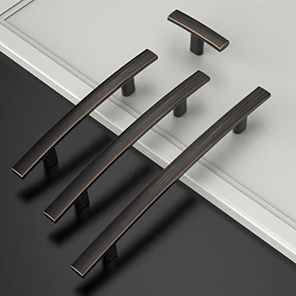 Amerdeco 10 Pack Oil Rubbed Bronze Cabinet Knobs Single Hole Cabinet Handles 2 Inch Solid Zinc Alloy Cupboard Drawer Knobs Kitchen Cabinet Knobs T Bar Hardware ZH0003ORBK - color: Oil Rubbed Bronze, size: Knobs