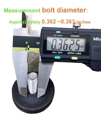 SINGTAN 1.5" Base Furniture Levelers Without T-Nut,Pack of 4 | Furniture Feet | Heavy Duty Adjusting Foot | 1" Adjustable Furniture Legs,Table Levelers,Chair Levelers (3/8" Bolt without Nut,Pack of 4)