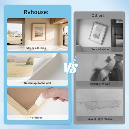 3M 1600T Double Sided Tape, PE Foam Tape 0.75" x 18 Ft White Removable Strong Adhesive No Residue for RV Picture Hanging, Posters Frames Wall Decor Indoor & Outdoor Use - size: 0.75" x 18Ft