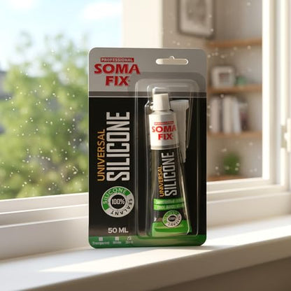 Black Silicone Caulk - Easy Squeeze Caulking Tube, Silicone Sealant for Wood, Kitchen, Bathroom, Sink, Windows - Multi Purpose & Waterproof - 1.7 fl. oz (Black) - color: Black