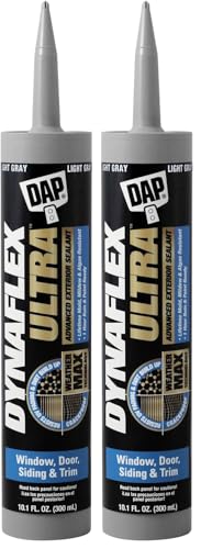 DAP Dynaflex Ultra Advanced Exterior Sealant,Light Gray,10.1 Oz (7079818219),(Pack of 2) - size: 10.1 Oz (Pack of 2)