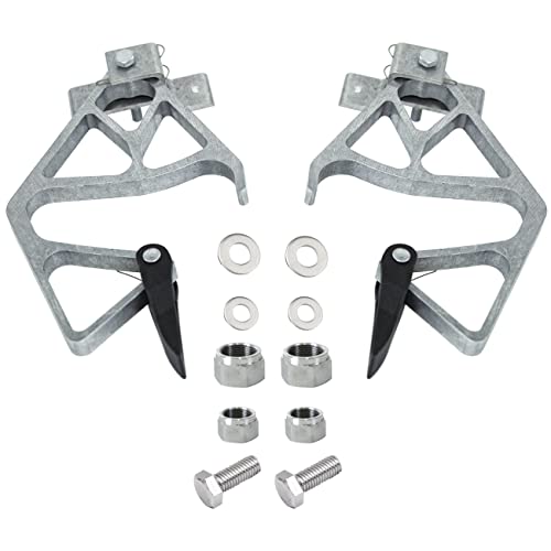 Aluminum Extension Ladder Locks for Werner 28-11 Rung Lock Kit - color: Silver