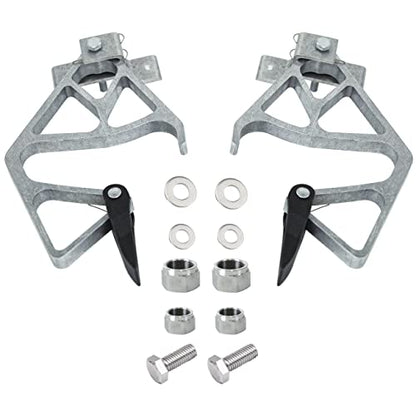 Aluminum Extension Ladder Locks for Werner 28-11 Rung Lock Kit - color: Silver