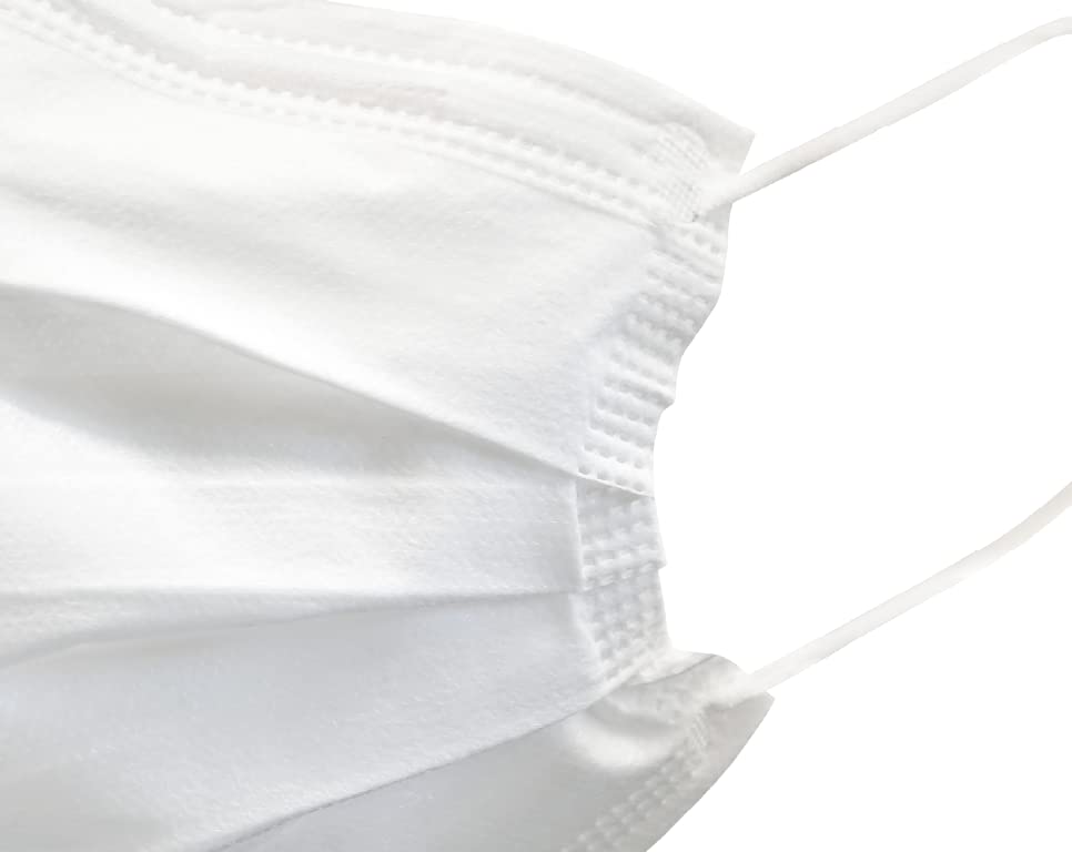 Patriot Medical Devices Disposable Face Mask | Made in the USA Soft, Hypoallergenic, Hydrophobic Material | 50 Count