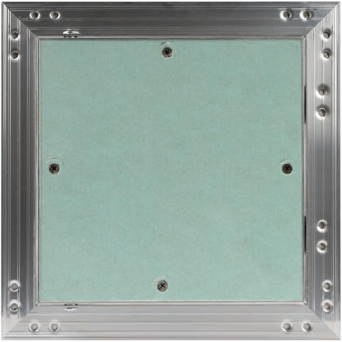 8" x 8" Waterproof Drywall Access Panel, Tileable and Paintable Ceiling and Wall Access Panel for Drywall, Wire Cover for Wall Covering Panels, Push to Open, Flush-Mount Wall Hole Cover - size: 8x8 Inch