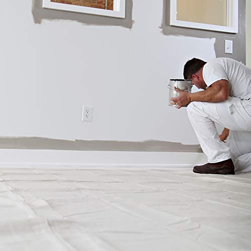 Trimaco SuperTuff 12 oz thick Premium Weight Canvas Drop Cloth, 12-feet x 15-feet - size: 12' X 15'