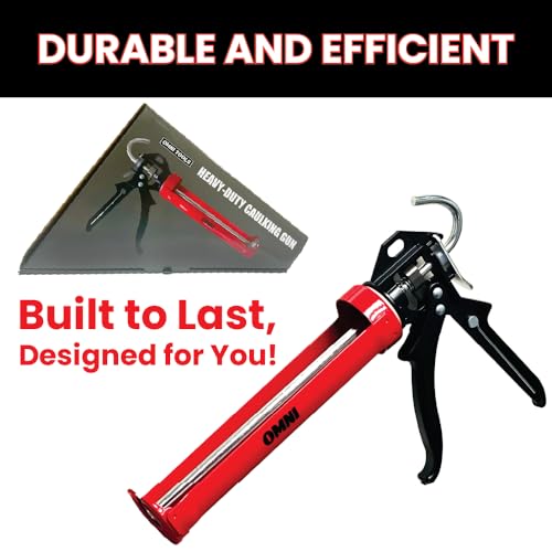 Omni Tools Dripless Caulking Gun, Adjustable Hand Caulk Gun No Drip, Hand Caulking Gun Tool, Siligun Caulking Gun 47500