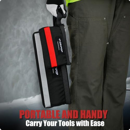 2 Pack Stand-Up Zipper Bag Tool Pouch, 7.5-Inch and 14-Inch Small Tool Bags with Handle, Multipurpose Utility Bag for Tool Organizers and Storage - style: 2 Stand-up Zipper Bags