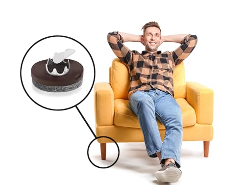 Slipstick GorillaFelt 1-1/2 Inch Felt Glides/Furniture Feet Floor Protectors (Set of 8 Sliders) Nail On Felt Furniture Pads Guaranteed to Stay On, Round, CB270-8 - size: 1-1/2 Inch 8 Pack