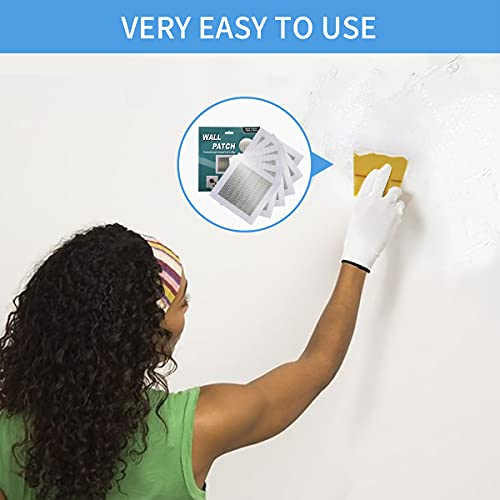 6 Inch 6Pack Drywall Patch Drywall Repair kit, Wall Repair Patch Kit, Patch Repair for Drywall Plasterboard