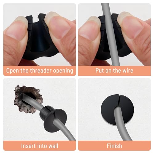 Cable Grommet Routing Kit for Starlink for 3/4 inch Wall Hole, Starlink Accessories, Silicone Cable Wall Pass, Starlink Anti-Slip Wall Grommets for Cables (3/4 inch) 2 Pcs (Pack of 2) - size: 3/4 inch 2pcs (Pack of 2)