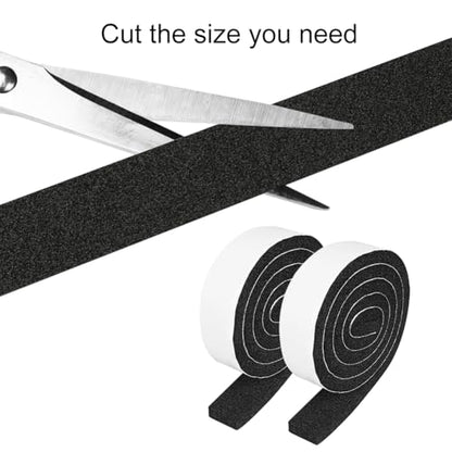 2 Rolls 1 Inch W 3/8 Inch T Weather Stripping Air Conditioner Open Cell Foam Seal Tape, Window Insulation High Resilience Seal Strip for Doors Window,Total 16FT - size: 1IN*3/8IN*16FT