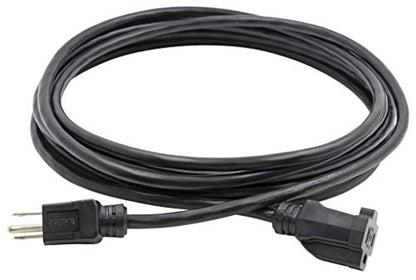 Prime Wire & Cable EC502608 8-Foot 16/3 SJTW Indoor and Outdoor Extension Cord, Black