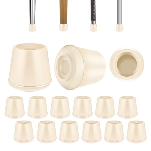 1-1/2" Round Rubber Chair Leg Tips Caps, Chair Leg Floor Protectors, Non-Slip Chair Leg Caps, Stool Leg Protectors Cap, Folding Metal Chair Leg Tip Replacement (White, 4 Pack) - color: White, size: 1-1/2” - 4Pack
