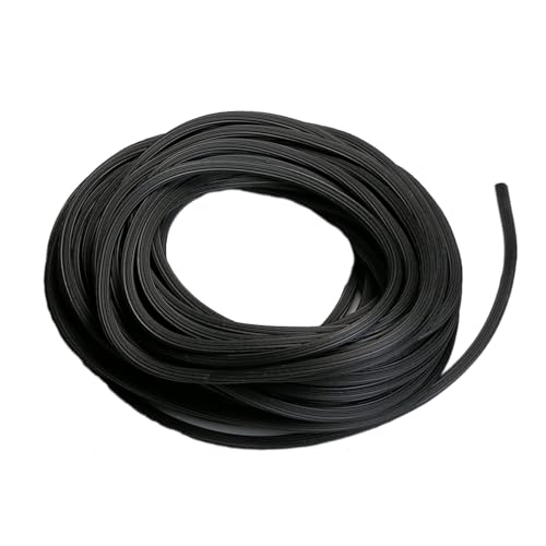 Window Screen Spline, 0.16" x 120ft Screen Retainer Spline for Window Screen Replacement, Black, Tooltriz - size: .16“ x 120ft