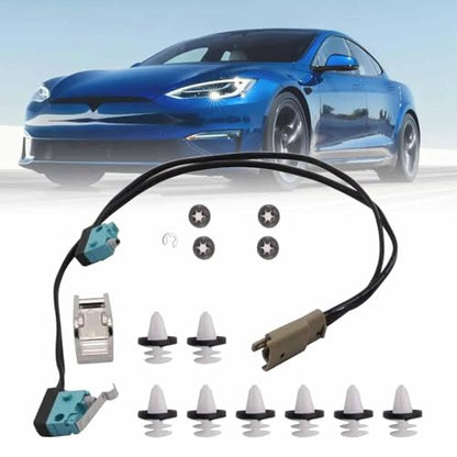 GXARTS 1016009-00 Door Handle Upgrade Rebuild Kit with Microswitch Harness Handle Paddle Door Panel Clips Compatible with Tesla Model S 2012-2020# 1016009-00-A 1016009-00-B 1025401-00 1016009-00-C