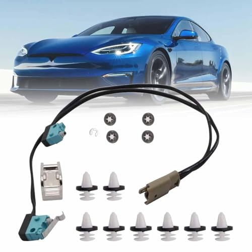 GXARTS 1016009-00 Door Handle Upgrade Rebuild Kit with Microswitch Harness Handle Paddle Door Panel Clips Compatible with Tesla Model S 2012-2020# 1016009-00-A 1016009-00-B 1025401-00 1016009-00-C