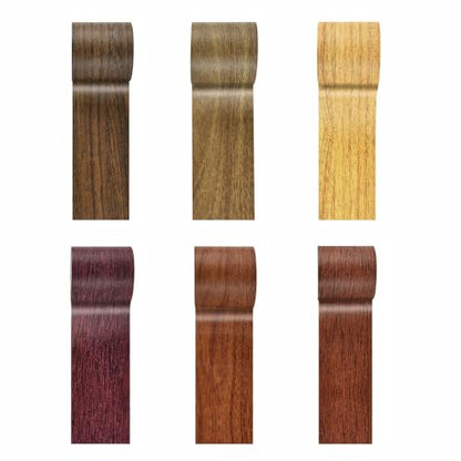 SagaSave 2.24 Inch x 15Ft Woodgrain Patterned Duct Tape, Multi-Purpose Self Adhensive Waterproof Repair Tape for Furniture Door Floor Table and Chair (Dark Maroon) - color: Dark Maroon