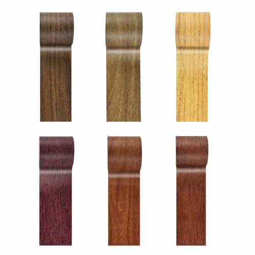 SagaSave 2.24 Inch x 15Ft Woodgrain Patterned Duct Tape, Multi-Purpose Self Adhensive Waterproof Repair Tape for Furniture Door Floor Table and Chair (Glod) - color: Glod