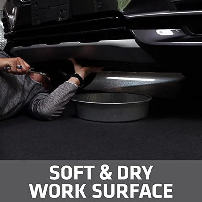 Drymate Oil Spill Mat (29" x 36"), Premium Absorbent Oil Pad, Reusable, Washable, Durable, Waterproof Backing Contains Liquids, Protects Garage Floor Surface (USA Made) - size: 2'5" x 3' (Rectangular)