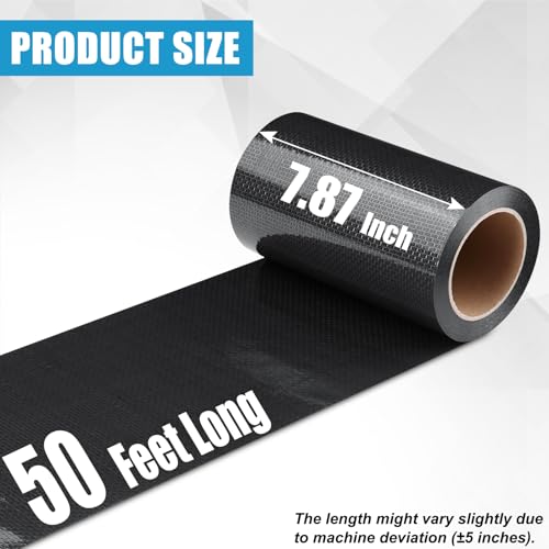 RV Underbelly Material RV Underbelly Tape, 7.87'' x 50' Waterproof Tape with Permanent Sealing Adhesive for Camper Travel Trailer, Mobile Home, Tear Repair Patch - size: 7.87 Inch x 50 Feet